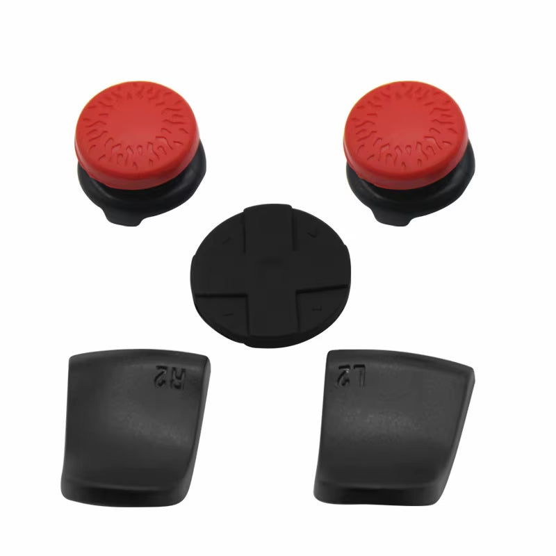 PS5 Accessory Kit Set, Compatible with Dualsense Controller, Thumb Grip Joystick + L2 R2 Trigger Extender + D-Pad Button, Suitab