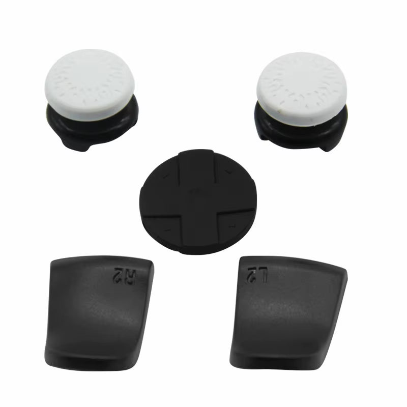 PS5 Accessory Kit Set, Compatible with Dualsense Controller, Thumb Grip Joystick + L2 R2 Trigger Extender + D-Pad Button, Suitab