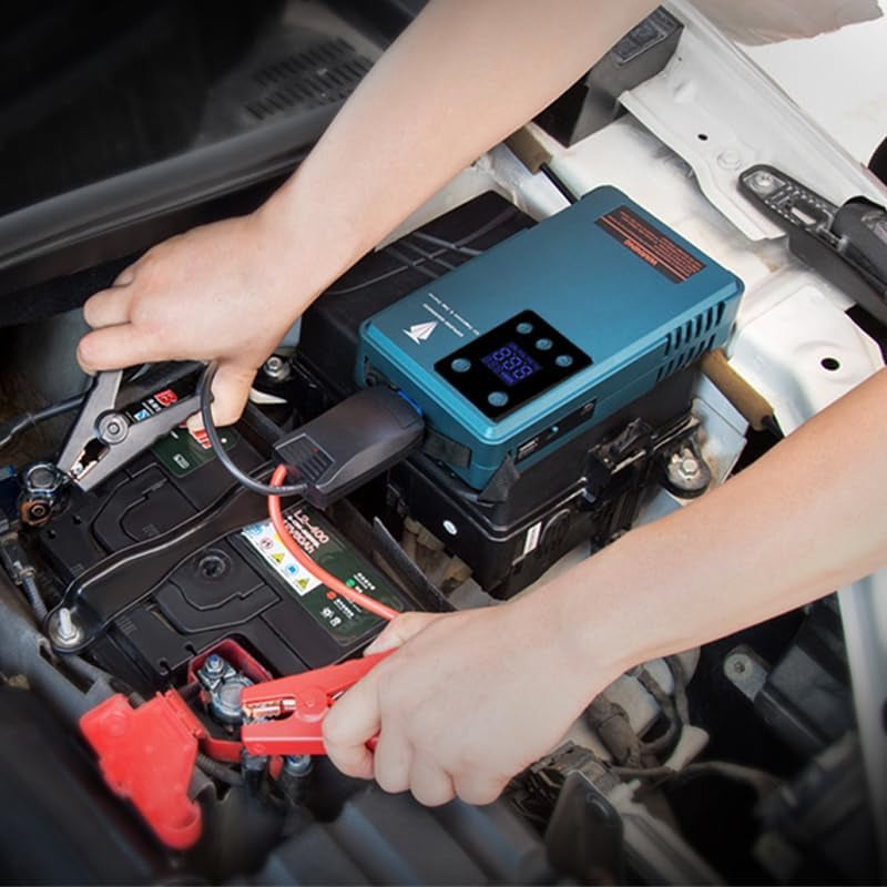 12V Car Multifunction Tire Air Compressor with Jump Starter