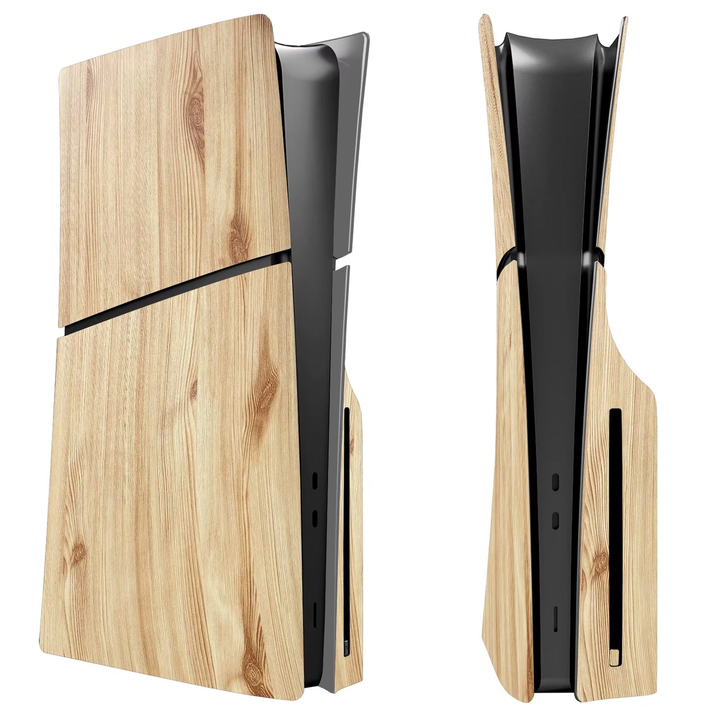 Console Case for PS5 Slim Disc Edition Version Hard Faceplate Transparent Protector Console Protective Face Shell Accessories